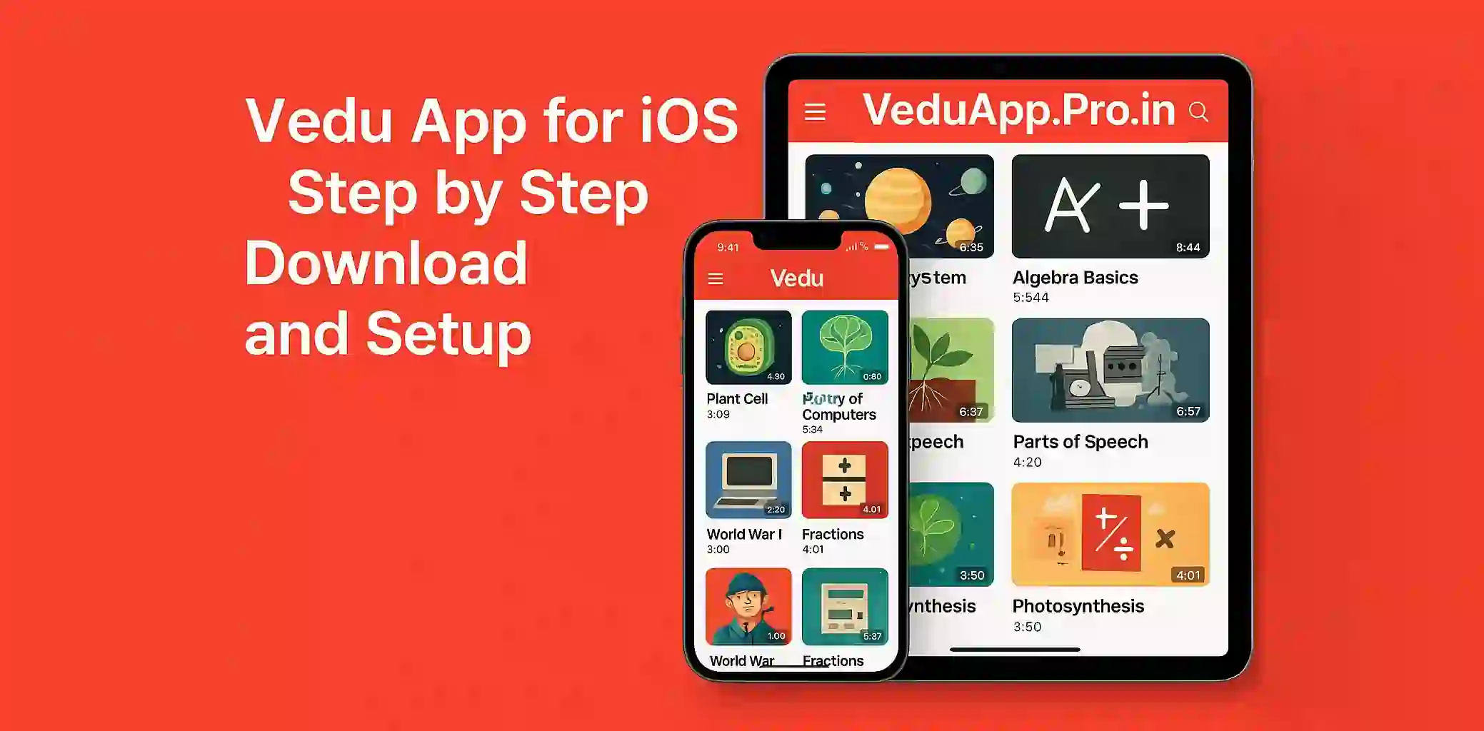 Vedu App for iOS - Step by Step Download and Setup